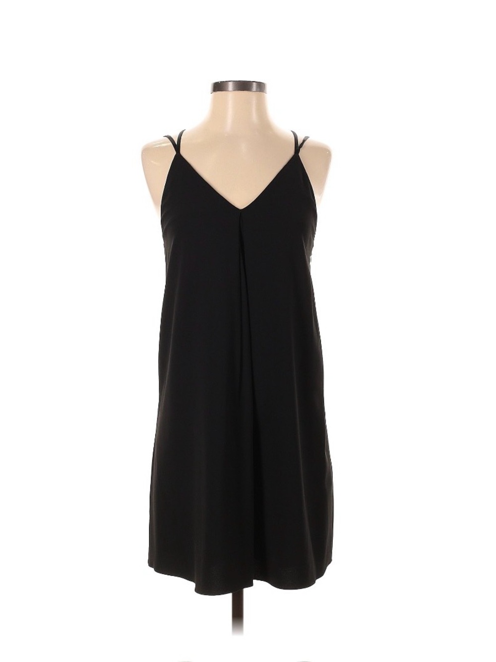 Alice + Olivia Black Dress Strappy Cutout Back Size XS